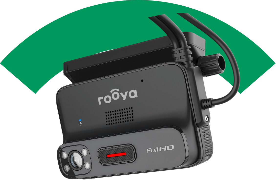 Rooya AI dash cam showing cloud video evidence