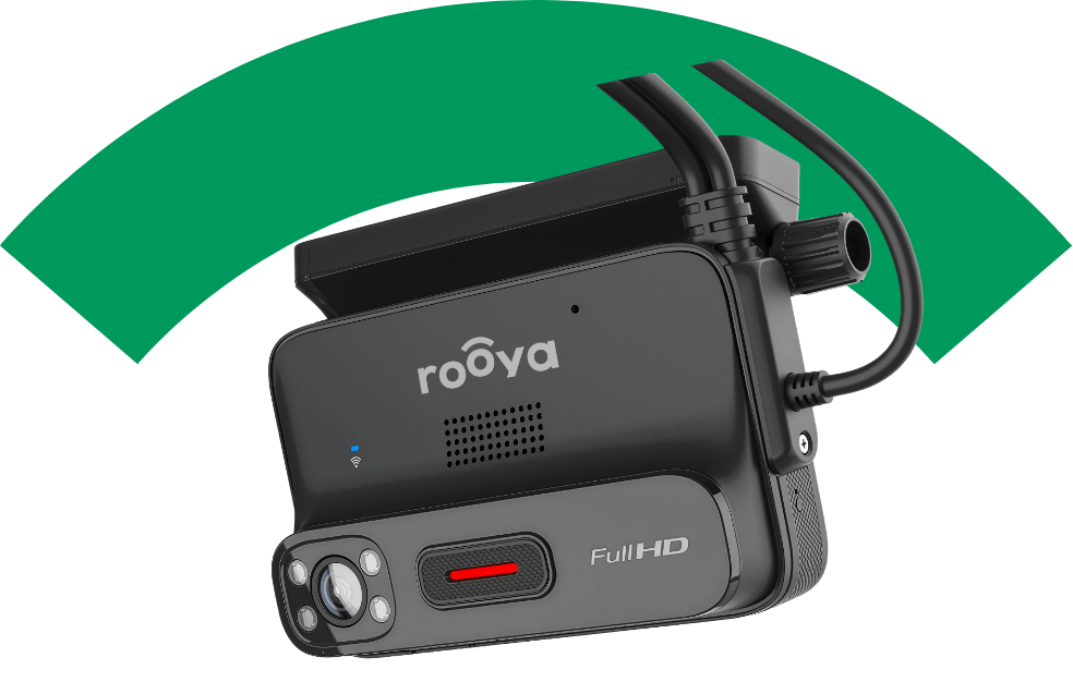 Rooya AI dash cam showing cloud video evidence
