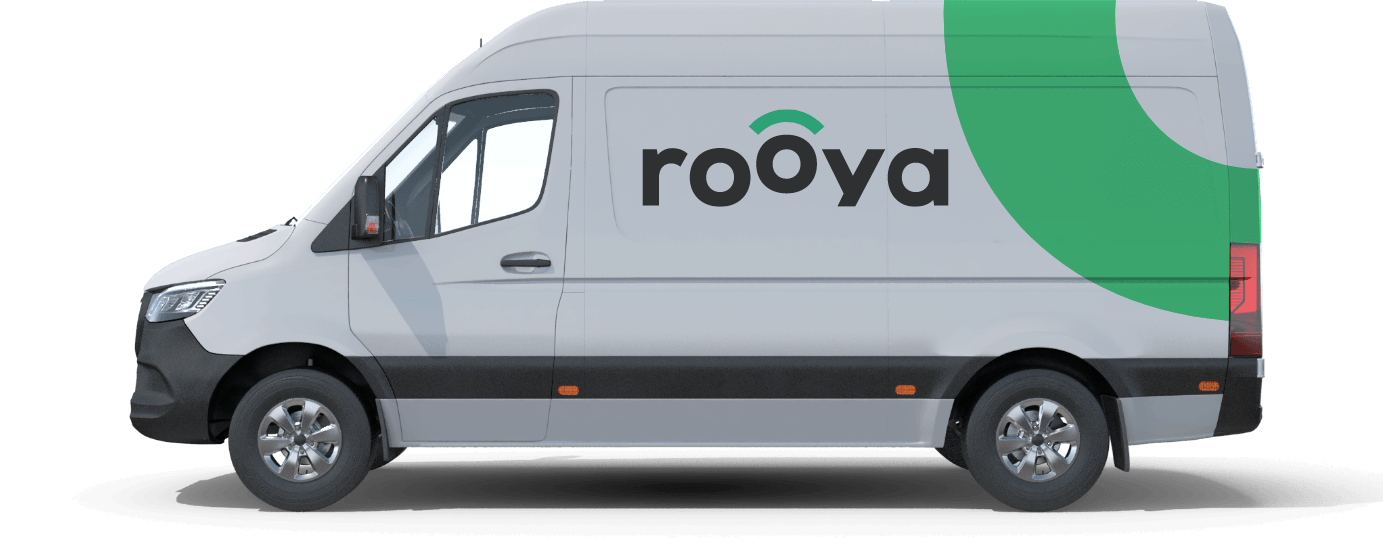 Illustration of a bus in the Rooya fleet industries hero
