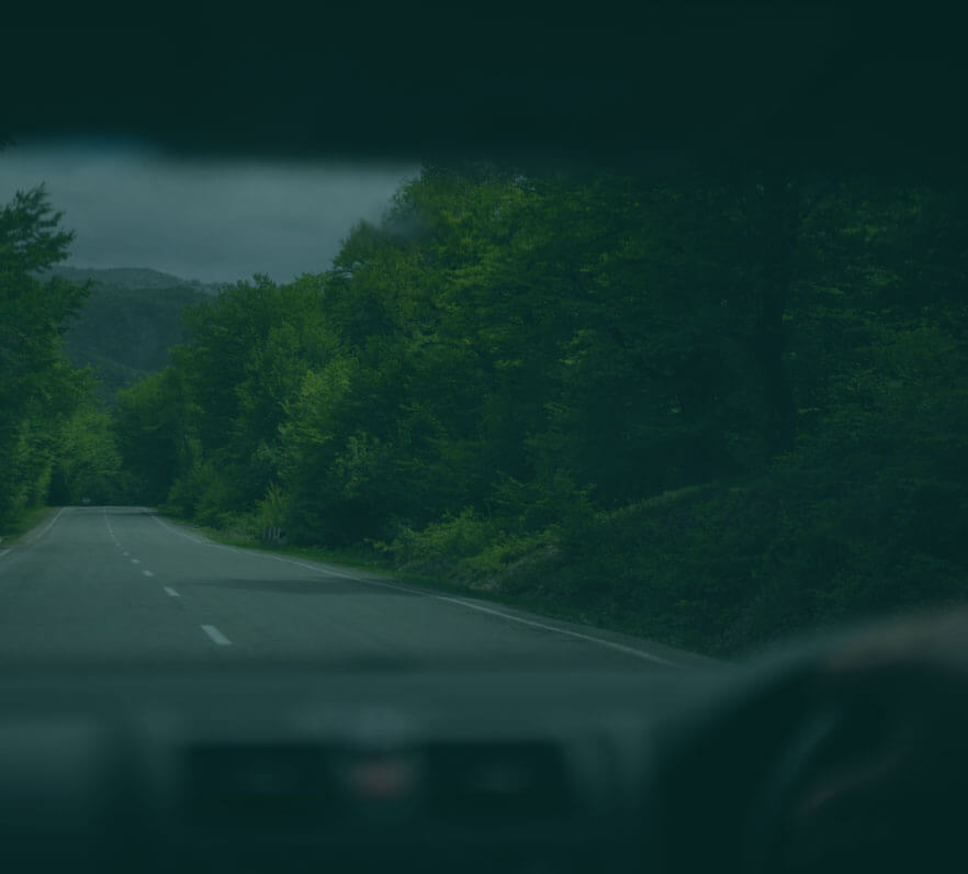 Rooya dash cam detecting unsafe driving behaviour on-device